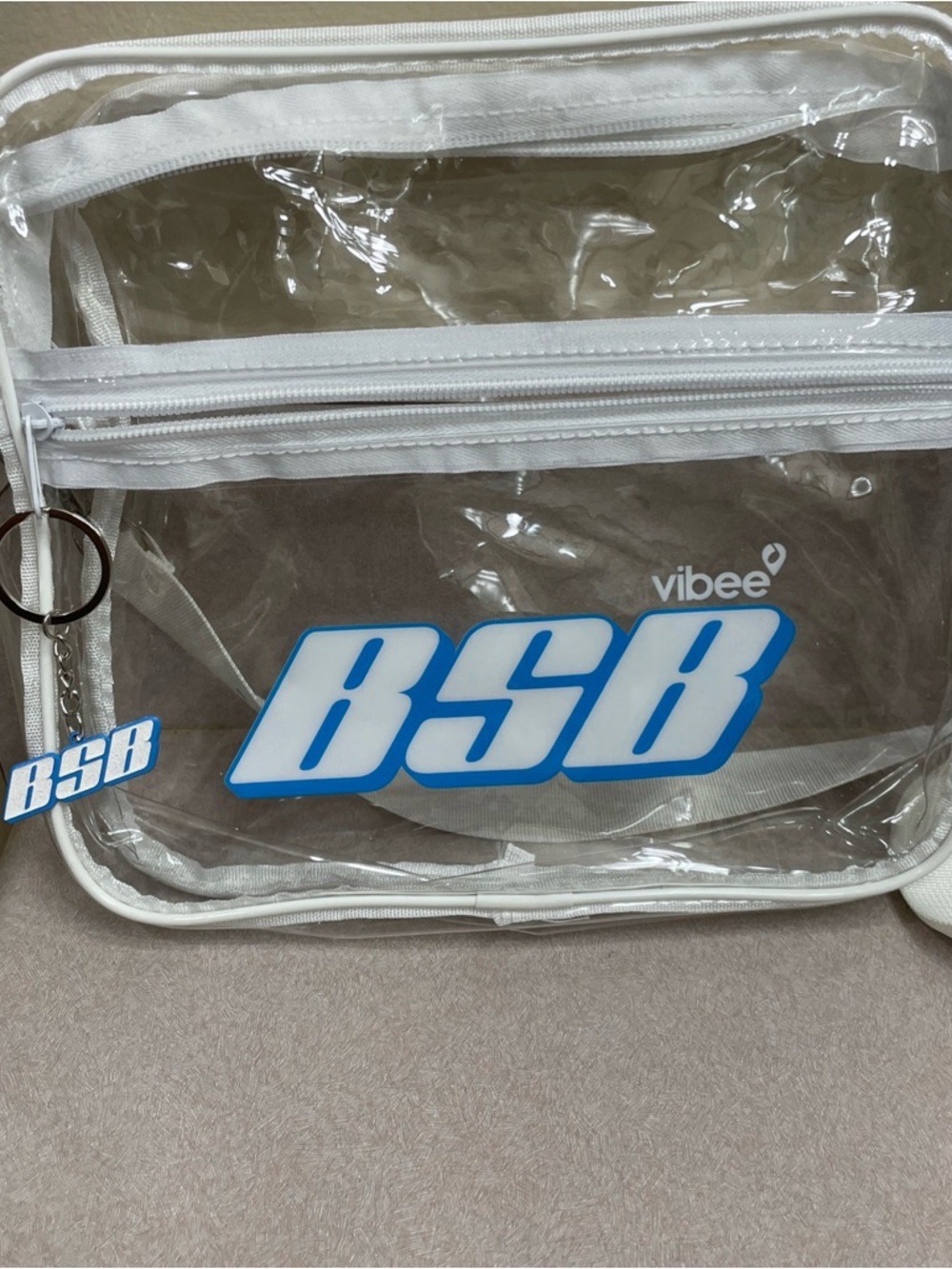 Backstreet Boys Las Vegas Sphere Millennium VIP Clear Swag Bag Purse & Keychain